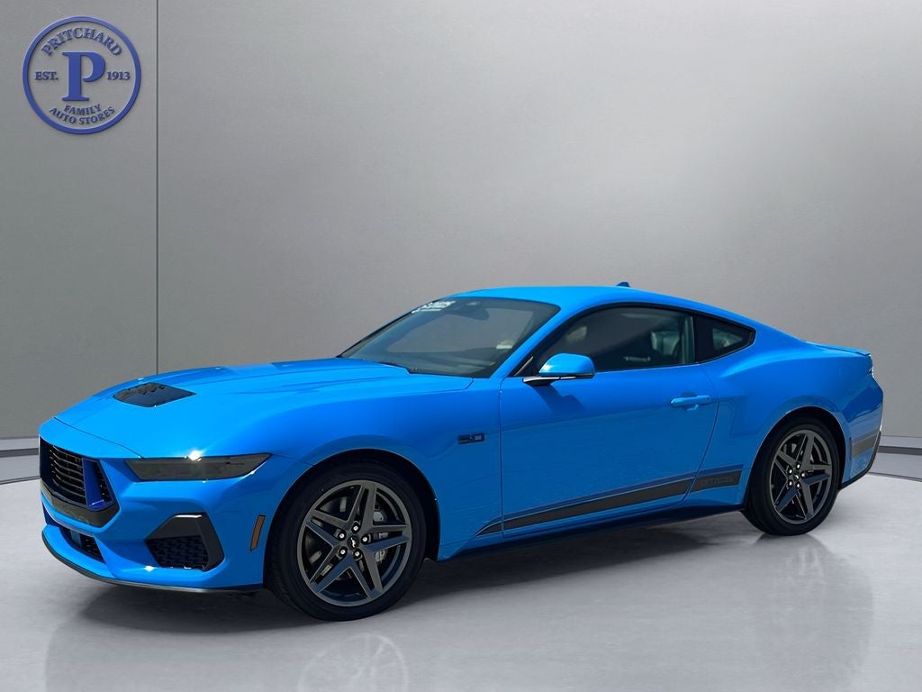 2025 Ford Mustang — rear three-quarter view