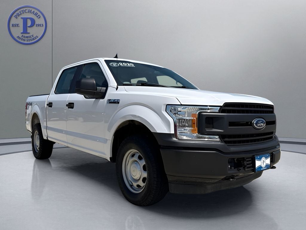 2020 Ford F-150 XL in Oxford White — front three-quarter view