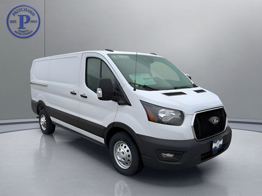 2026 Ford Transit Commercial Cargo Van in Oxford White — front three-quarter view