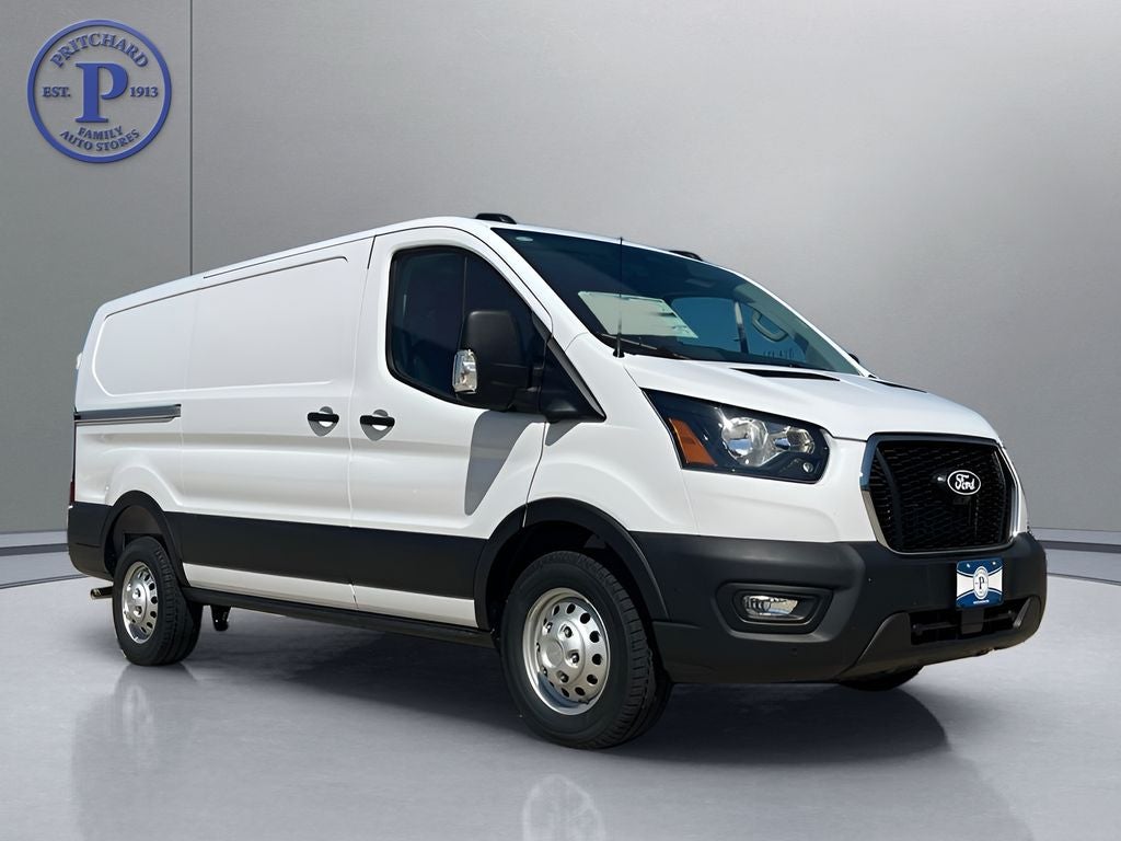 2026 Ford Transit Commercial Cargo Van in Oxford White — front three-quarter view