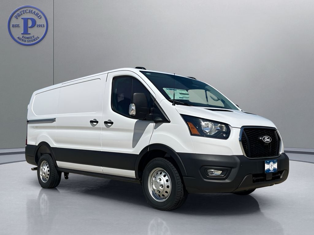 2026 Ford Transit Commercial Cargo Van in Oxford White — front three-quarter view