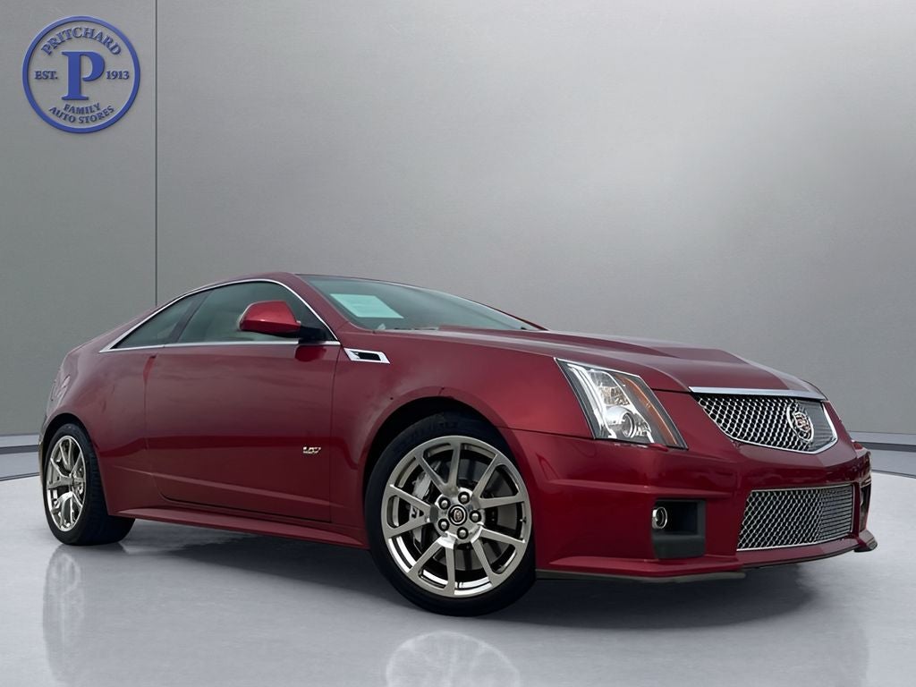 2014 Cadillac CTS-V Base in Red Obsession Tintcoat — front three-quarter view