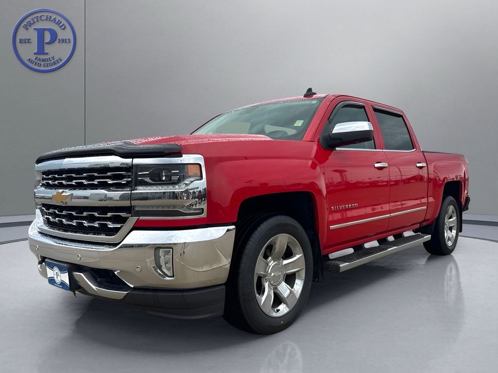 2017 Chevrolet Silverado 1500 — rear three-quarter view